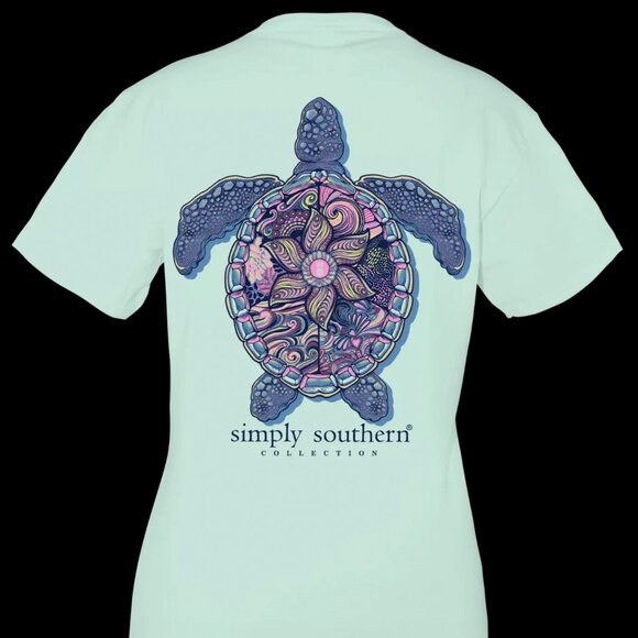 Mandala Turtle Tracker Shirt by Simply Southern - Picture 3 of 4